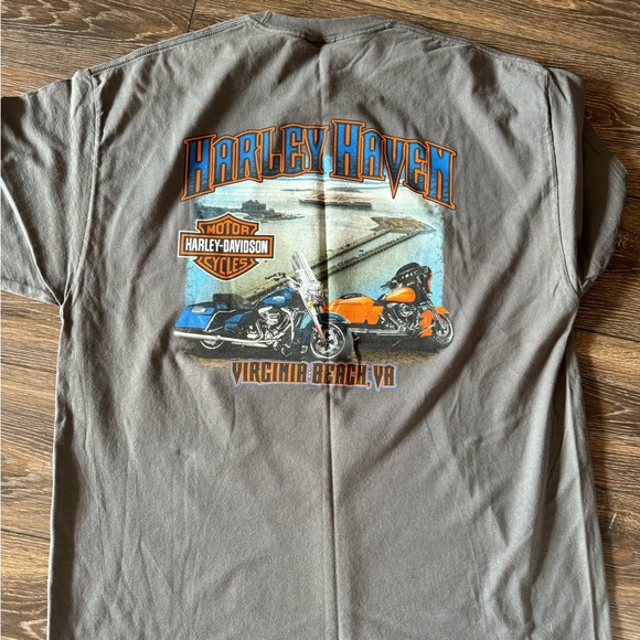 Genuine Harley Davidson - Virginia Beach T-shirt - Picture 2 of 2